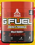 G FUEL energy, Atari 2600+, tub, product front with fruits and berries