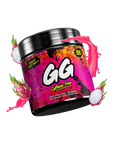 Gamersupps, Dragon fruit punch, Caffeine free, tub, product with fruit