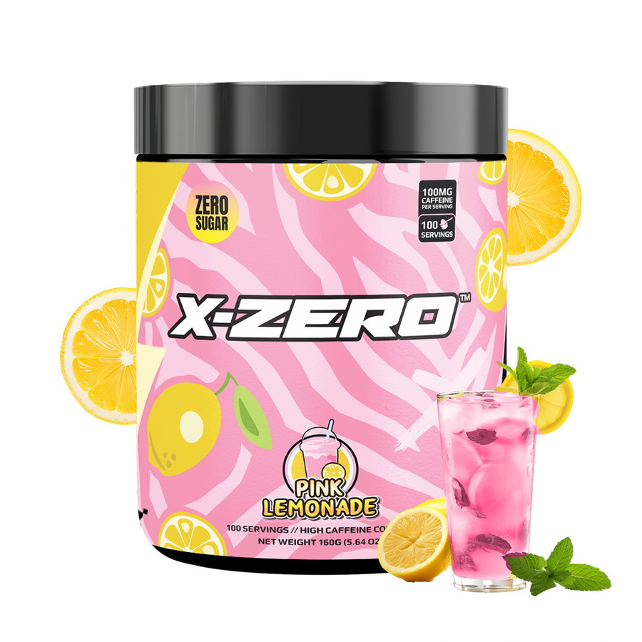 X-Zero Pink Lemonade (160g / 100 Servings)