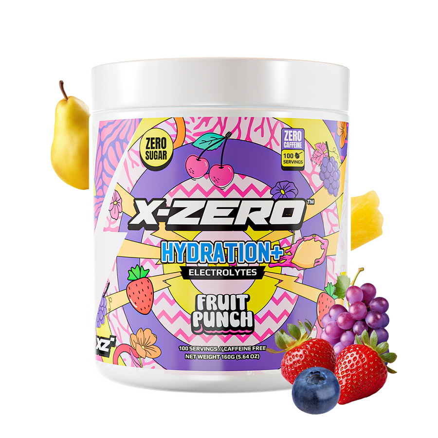 X-Zero Hydration Fruit Punch (160g / 100 Servings)