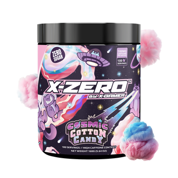 X-Zero Cosmic Cotton Candy (160g/100 portioner)