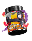 Gamersupps energy, Bloody Orange, tub,  product front with fruits