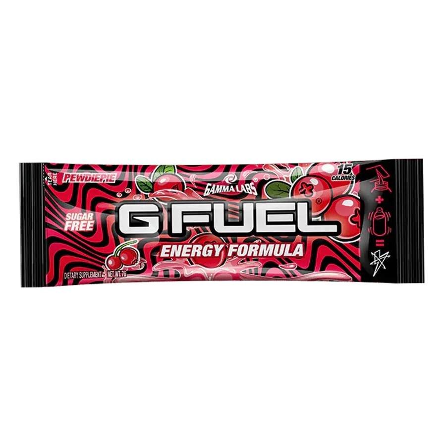 G FUEL Energy, sample pack, Pewdiepie, 1 serving, product front