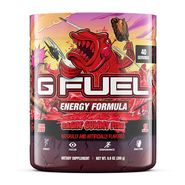 G FUEL Energy, Ragin gummy fish, tub,  product front