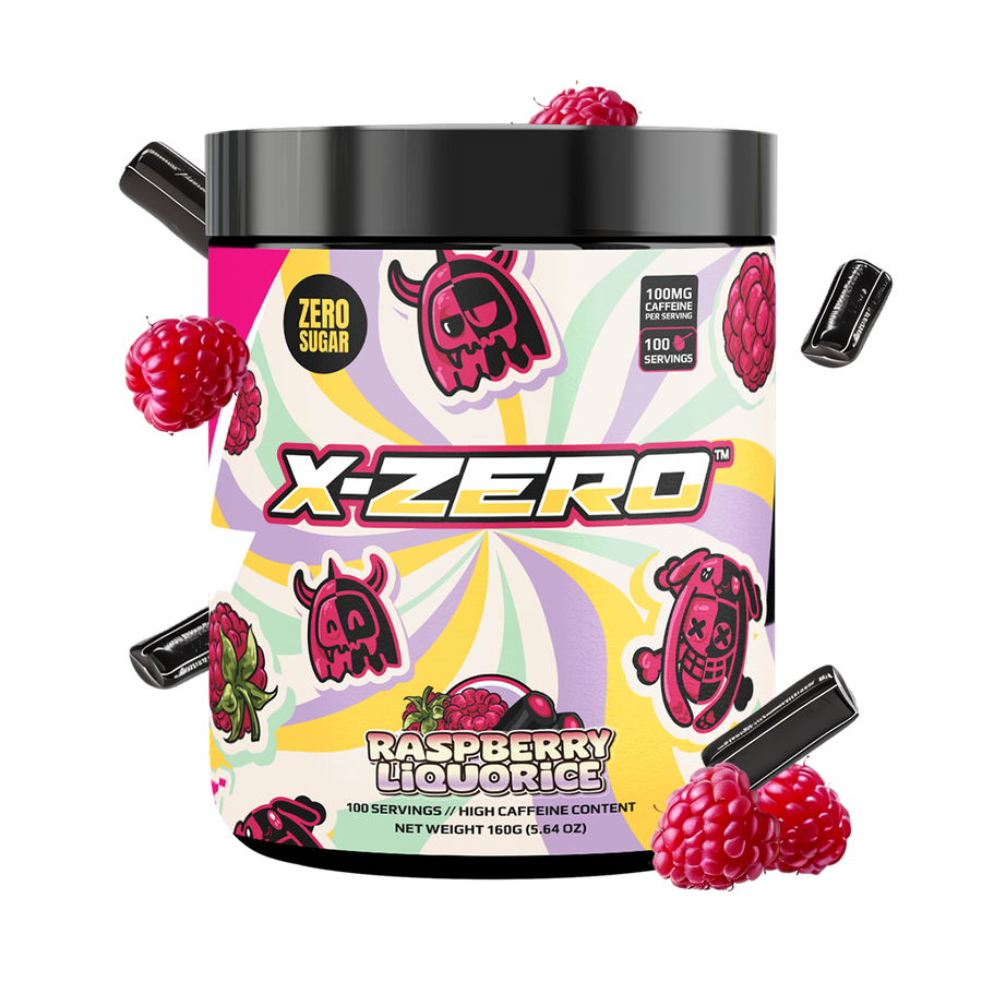 X-Zero Raspberry Liquorice (160g / 100 Servings)