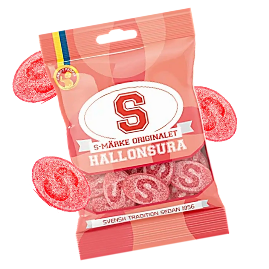 S-Märke Hallonsura 80g