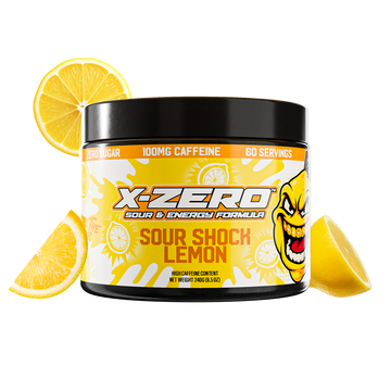 X-Zero Sour Shock Lemon (240g / 60 Servings)
