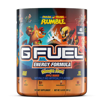 G FUEL Energy, Wumpa Fruit, tub, product front