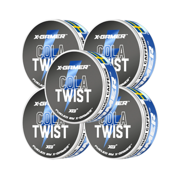 X-Gamer - Cola Twist Koffeinsnus (5x)