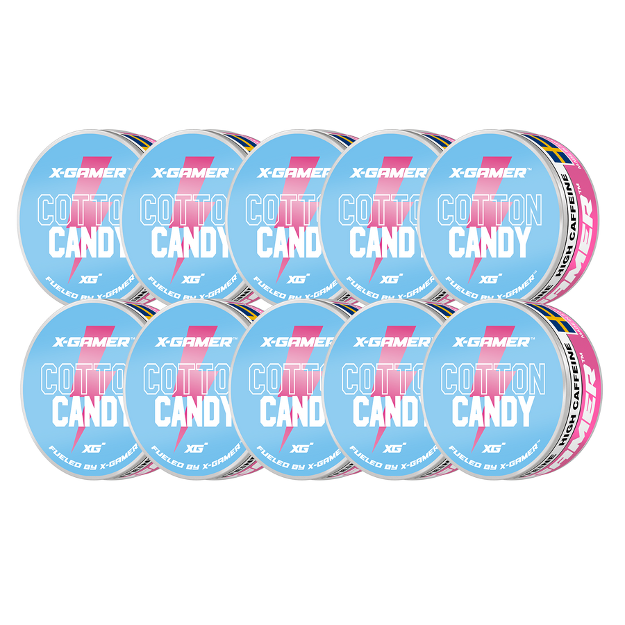 X-Gamer - Cotton Candy Koffein Prillor (10x)