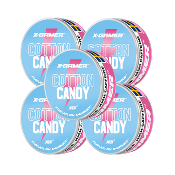 X-Gamer - Cotton Candy Koffein Prillor (5x)