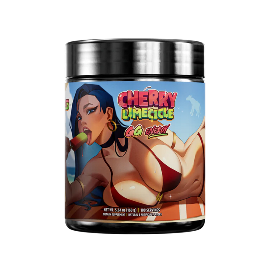 Gamersupps energy, Cherry Limecicle, tub,  product front