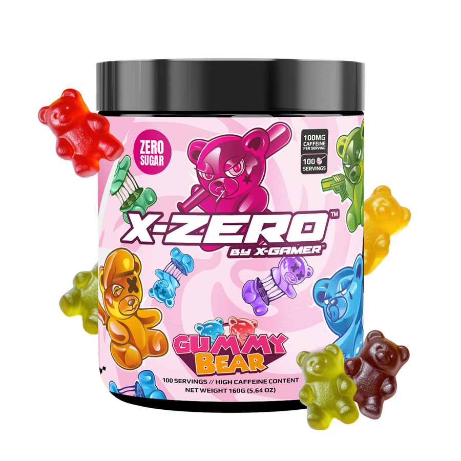 X-Zero Gummy Bears (160g/100 portioner)