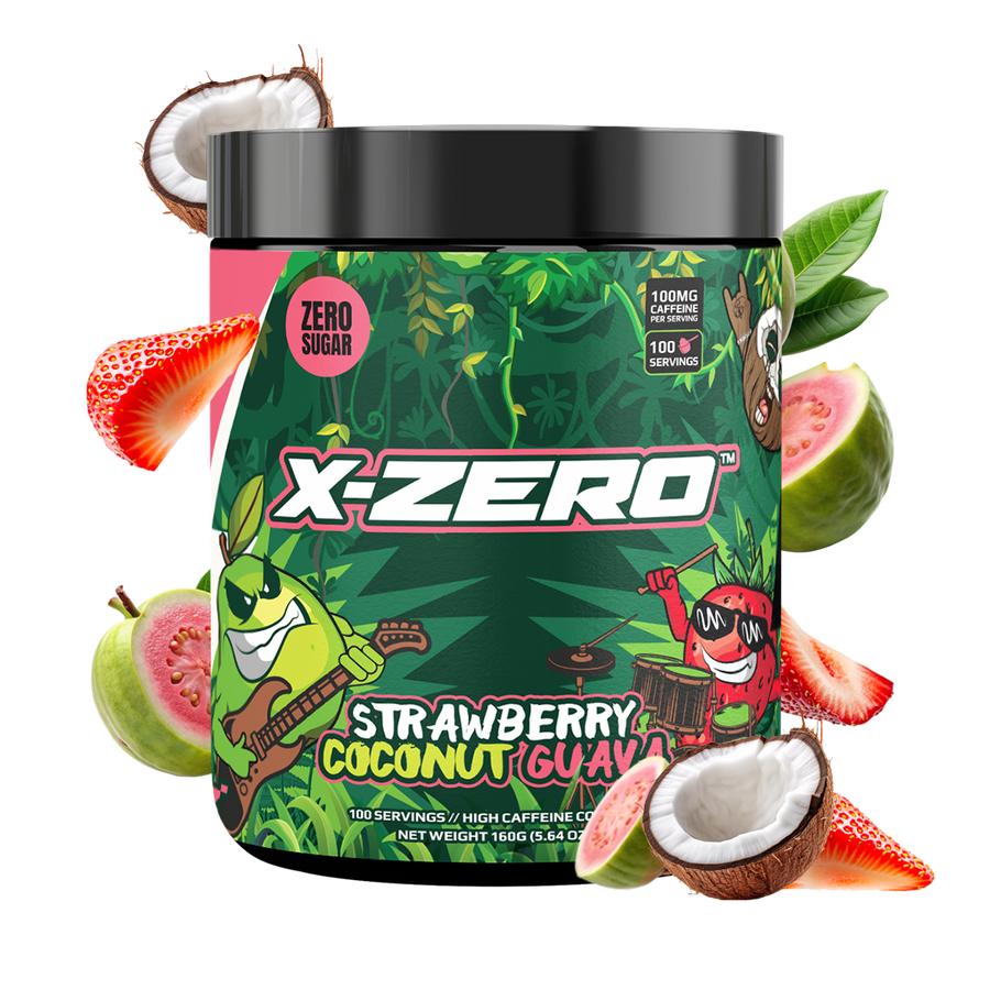 X-Zero Strawberry Coconut Guava (160g / 100 Servings)