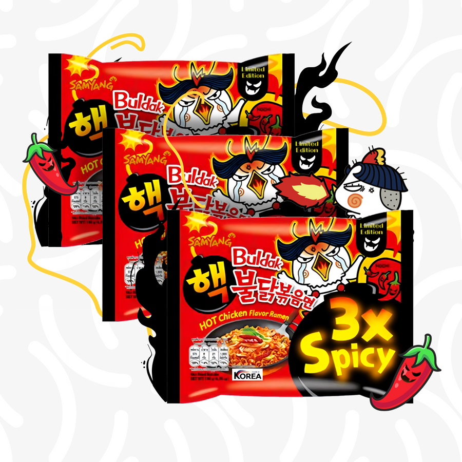 SAMYANG HOT CHICKEN RAMEN 3XSPICY (3x140g)