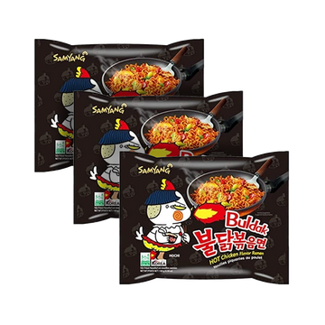 SAMYANG BULDAK HOT CHICKEN RAMEN SPICY NOODLES (3x140g)