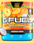 G FUEL energy, Bahama Mama, tub,  product front with coconuts