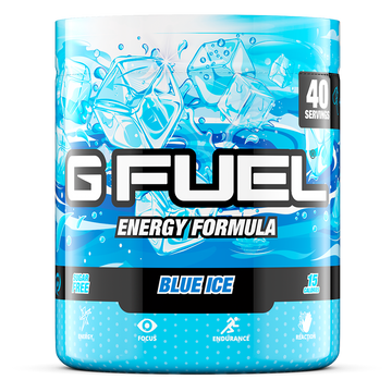 G FUEL energy, Blue ice, tub,  product front