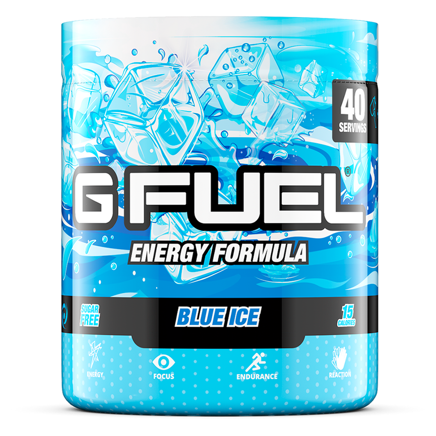 G FUEL energy, Blue ice, tub,  product front