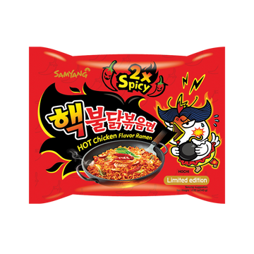 SAMYANG HOT CHICKEN 2XSPICY 140g (RØD)