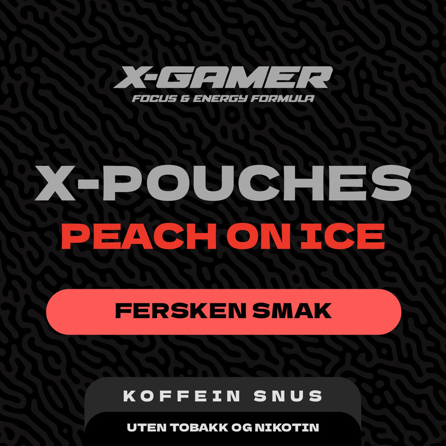 X-Gamer - Peach On Ice Koffeinsnus